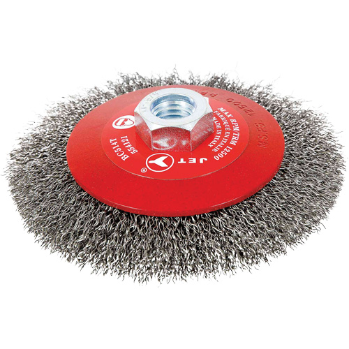 JET 554126 BC615T Crimped Conical Brushes for Angle Grinders