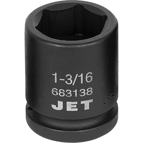 JET 683138 Socket, Impact, 1-3/16", 3/4" Drive, 6 Points