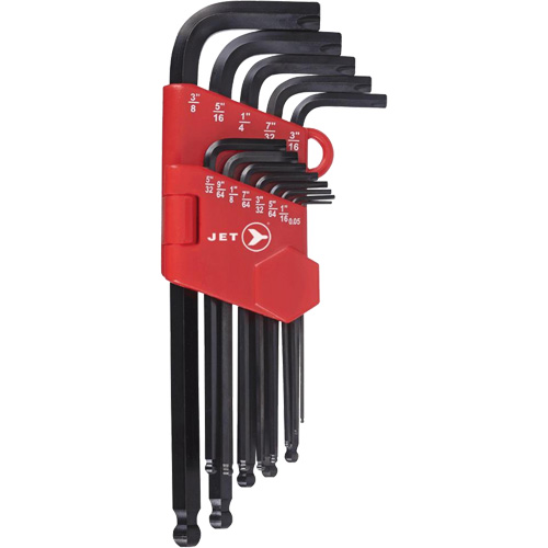 JET 775124 JHHK-13 Hextractor Hex Key Wrench Sets, 13 Pcs., Imperial