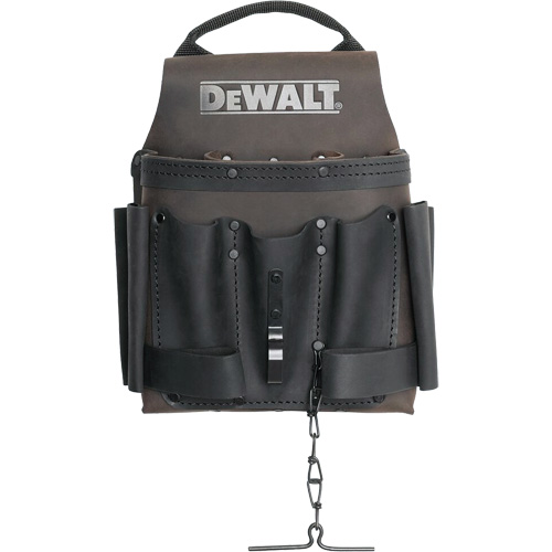 DEWALT DWST550114 Pochette pour outils d'&eacute;lectricien, Porte-outil multiple, Cuir, 8 Poches