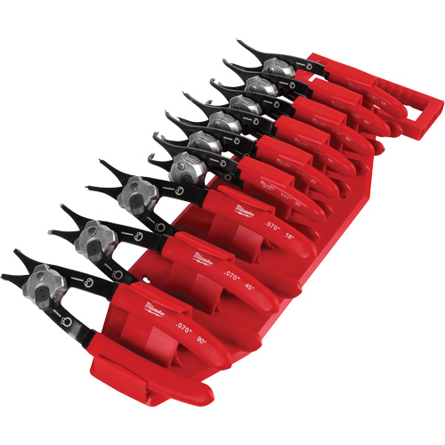 Milwaukee 48-22-6539 Snap Ring Pliers Set, 9 Pieces