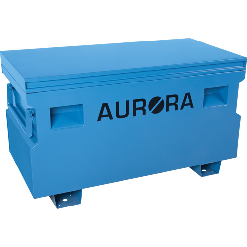 Aurora Tools UAW869 Jobsite Tool Box, 48" x 24" x 27-3/5", Steel, Blue