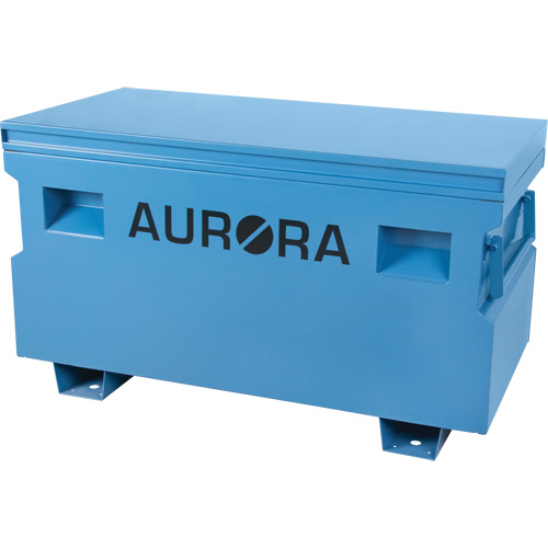 Aurora Tools UAW869 Jobsite Tool Box, 48" x 24" x 27-3/5", Steel, Blue