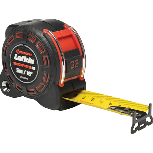 Lufkin By Crescent L1216CME-02 Shockforce G2 Tape Measure, 1-1/4" x 16'