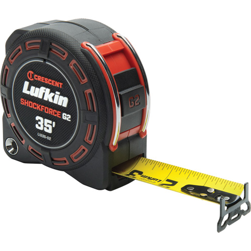 Lufkin By Crescent L1235-02 Shockforce G2 Tape Measure, 1-1/4" x 35'