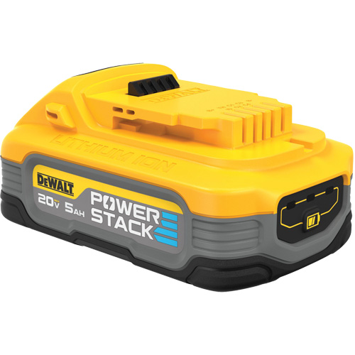 DEWALT DCBP520 POWERSTACK Battery, Lithium-Ion, 20 V, 5 Ah