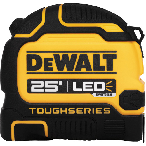 DEWALT DWHT35625S TOUGHSERIES LED Lighted Tape Measure, 25'