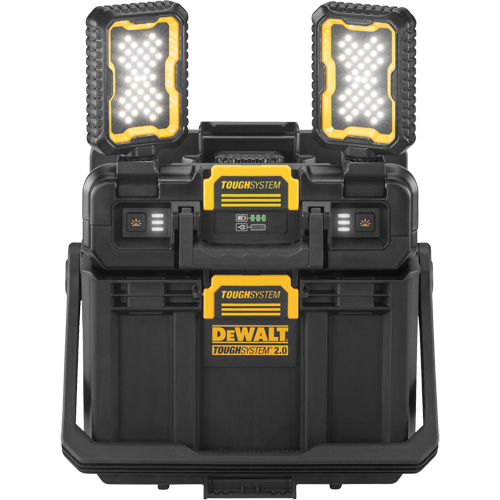 DEWALT DWST08060 Baladeuse ajustable ToughSystem 2.0 avec rangement, 16" x 11" x 14", Noir/Jaune