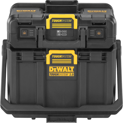 DEWALT DWST08060 Baladeuse ajustable ToughSystem 2.0 avec rangement, 16" x 11" x 14", Noir/Jaune