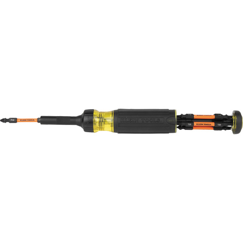 Klein Tools 32313HD Tournevis antichocs &agrave; rochet 13-en-1