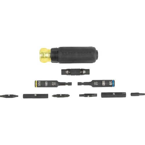 Klein Tools 32500HDRT 11-in-1 Ratcheting Impact Rated Screwdriver & Nut Driver