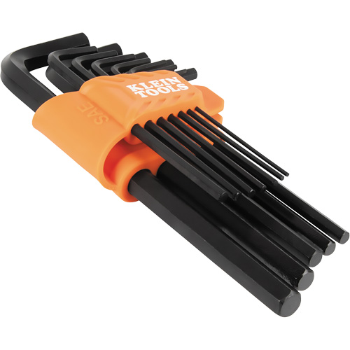 Klein Tools LS12 L-Style Long Hex Key Set, 12 Pcs., Imperial