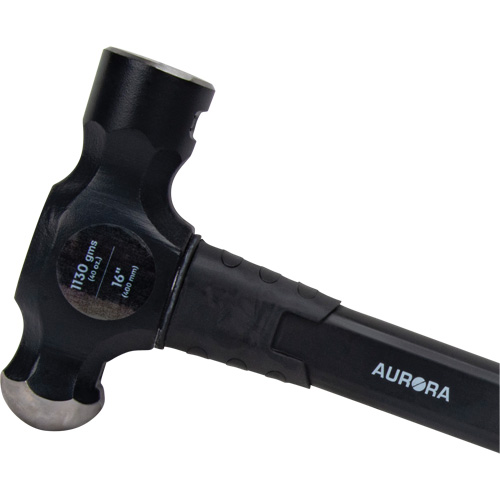 Outils Aurora UAX595 Marteau &agrave; panne ronde, Poids de la t&ecirc;te 40 oz, Face Ordinaire, Prise Fibre de verre