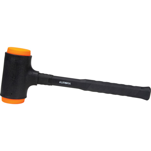 Outils Aurora UAX604 Marteau sans rebond, Poids de la t&ecirc;te 45 oz, Face Polyur&eacute;thane, Prise Fibre de verre, 13" lo
