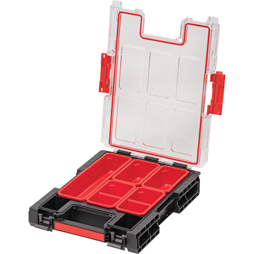 Outils Aurora UAX733 Organisateur moyen avec bacs Arx, 10-3/10" x 14-3/10" x 3", Noir