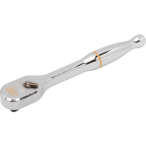 Gearwrench 81011XP 120XP Full Polish Chrome Teardrop Ratchet, 1/4" Drive, Ergonomic Handle