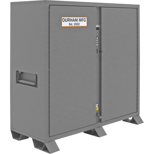 Durham Manufacturing JSC-246061-6S94T-D719 Jobsite Storage Cabinet, Steel, 47.5 Cubic Feet, Grey