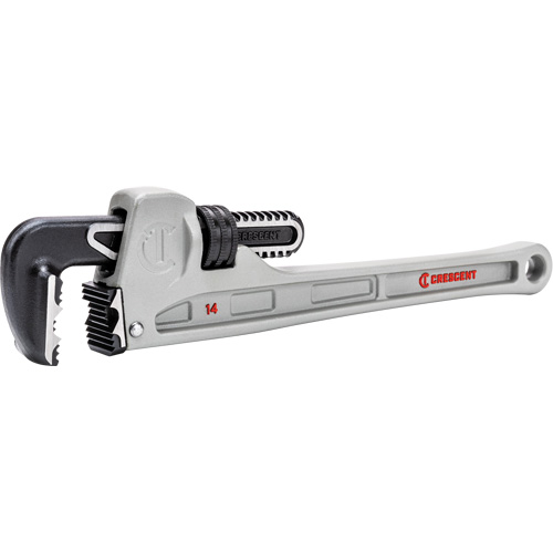 Crescent 037103332325 K9 Jaw Pipe Wrench, 2-3/8" Jaw Capacity, 14" Long, Powder Coated Finish, Non-Ergonomic Handle