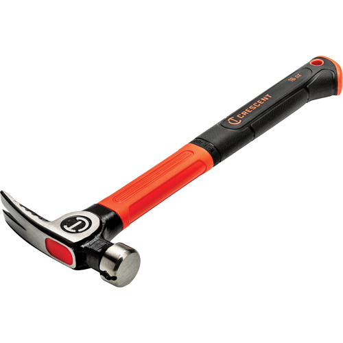 Crescent 037103350466 General Purpose Hammer, 16 oz., Fibreglass/Cushion Handle, 14" L