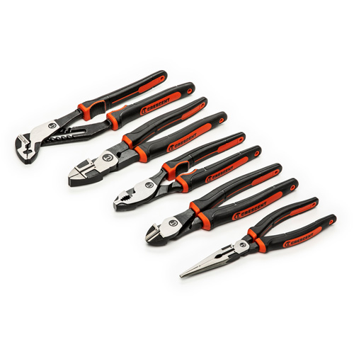 Crescent Z2SET5CG-06 Z2 Mixed Dual Material Plier Set, 5 Pieces