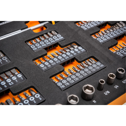 Gearwrench 099575101120 Slim Head Mechanics Tool Set in Foam Storage Tray