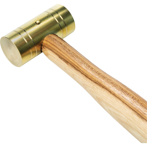 Gearwrench 099575011115 Marteau en laiton avec manche en noyer, Poids de la t&ecirc;te 1 lb, 11" lo