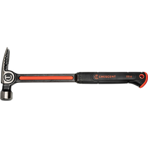 Crescent 037103350435 Marteau de charpente en acier avec face meul&eacute;e, 22 oz, Prise en Acier plein, 16" lo