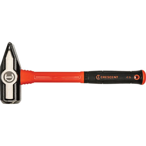Crescent 037103365262 Fiberglass Blacksmith Hammer, 4 lbs Head Weight, 14" L
