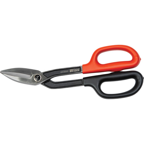 Wiss By Crescent 037103338617 Offset Pattern Tinner Snips, 2" Cut Length, Straight Cut