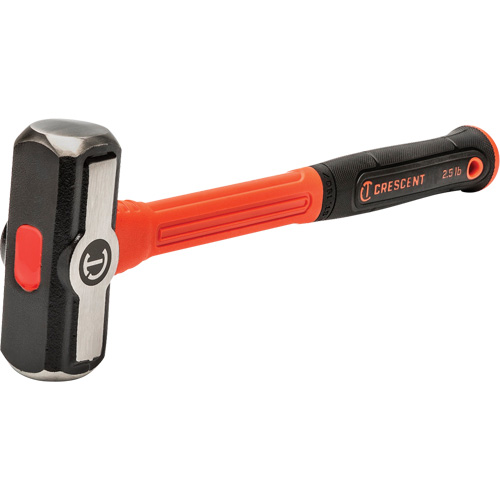 Crescent 037103365231 Fiberglass Engineer Hammer, 2.5 lbs Head Weight, 13-1/2" L