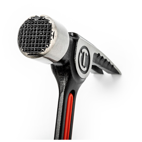 Crescent 037103350442 Milled-Face Framing Hammer, 28 oz., Solid Steel Handle, 16" L