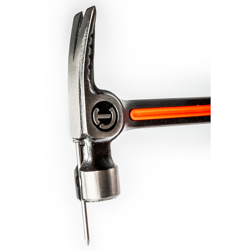 Crescent 037103350442 Milled-Face Framing Hammer, 28 oz., Solid Steel Handle, 16" L