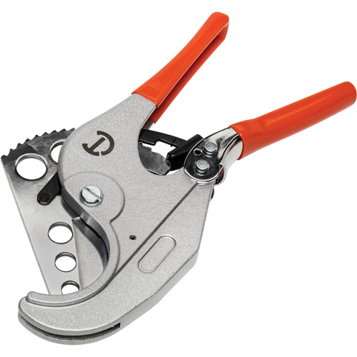 Crescent 037103346346 Ratcheting PVC Pipe Cutter with Dipped Grips, 1/4"- 2-3/8" Capacity