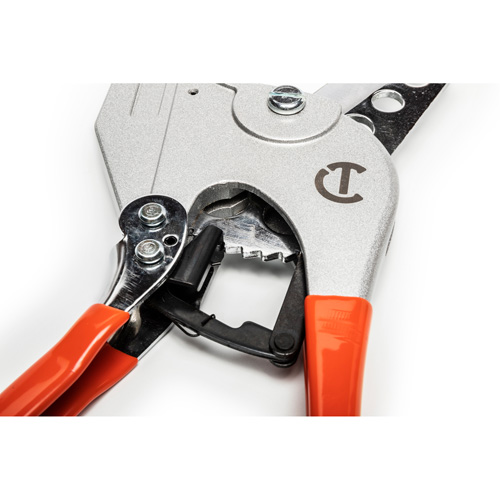 Crescent 037103346346 Ratcheting PVC Pipe Cutter with Dipped Grips, 1/4"- 2-3/8" Capacity