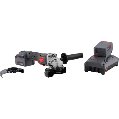 Ingersoll Rand G5351-K22 IQV20 Angle Grinder Kit, 4-1/2" - 5" Wheel, 20 V