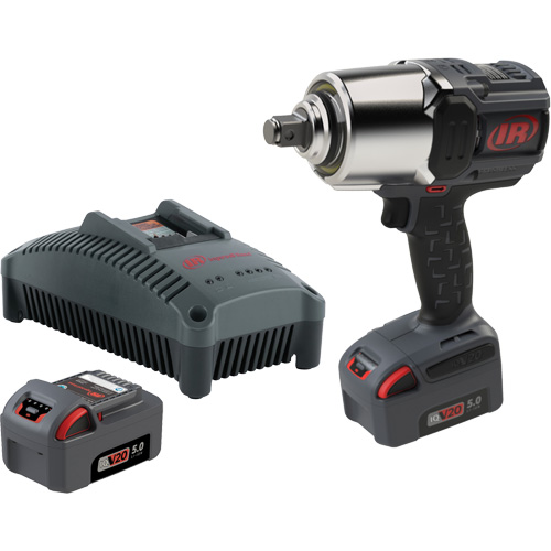Ingersoll Rand W8171-K2 Ensemble de cl&eacute; &agrave; chocs sans fil avec traverse pour anneau de friction, 20 V, Mandrin 3/4"