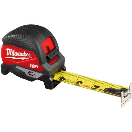 Milwaukee 48-22-1016M Ruban &agrave; mesurer magn&eacute;tique, 1-1/8" x 16'