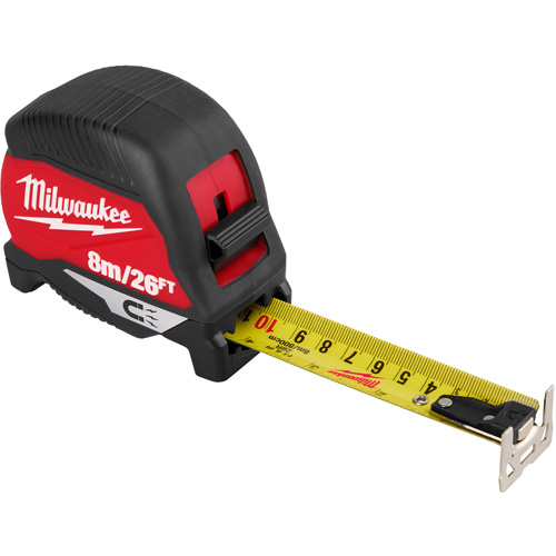 Milwaukee 48-22-1026M Magnetic Tape Measure, 1-1/8" x 26'/8 m