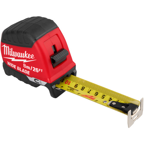 Milwaukee 48-22-1226M Ruban &agrave; mesurer magn&eacute;tique &agrave; lame large, 1-3/8" x 26'