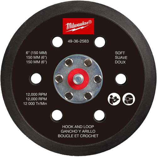 Milwaukee 49-36-2583 Ensemble de ponceuse orbitale al&eacute;atoire 6" M12 FUEL