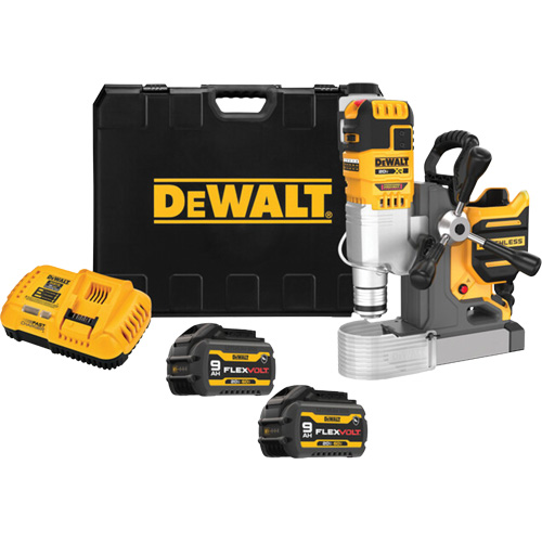 DEWALT DCD1624GX2 Trousse perceuse &agrave; colonne magn&eacute;tique sans balais et sans fil MAX* XR, 2"