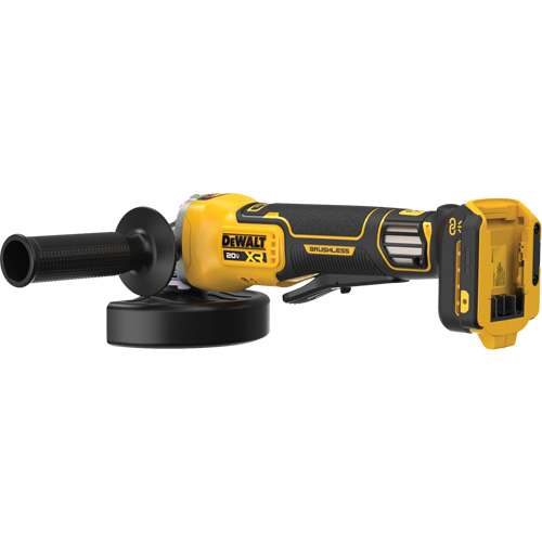 DEWALT DCG410VSB MAX* XR&reg; Brushless Cordless Variable Speed Paddle Switch Grinder (Tool Only), 4-1/2" - 5" Wheel, 20 V