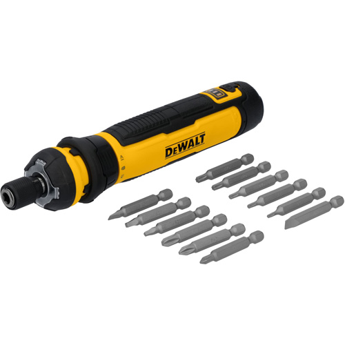 DEWALT DWHT66719 14-Piece Cordless Screwdriver Set with FLEXDRIVE Control, 4 V, 44 in-lbs/5 Nm Max. Torque