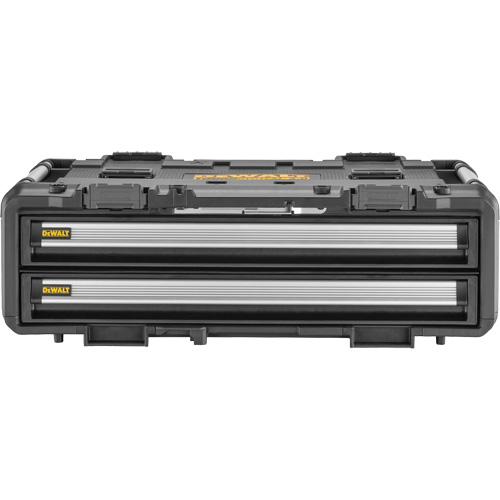DEWALT DWST08520 Bloc &agrave; 2 tiroirs TOUGHSYSTEM 2.0 DXL, 30" x 21-13/20" x 10", Noir/Jaune