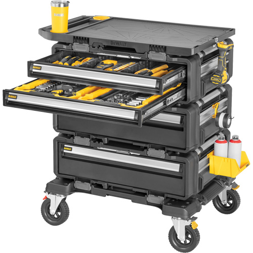 DEWALT DWST60510 TOUGHSYSTEM&reg; 2.0 DXL 5-in-1 Modular Workstation, 34" x 25-4/5" x 39", Black/Yellow