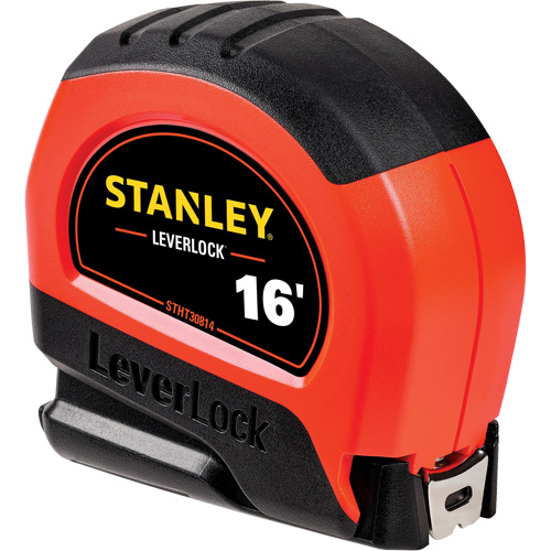 Stanley Tools STHT30814S High-Visibility LEVERLOCK&reg; Tape Measure, 16', Imperial Graduations