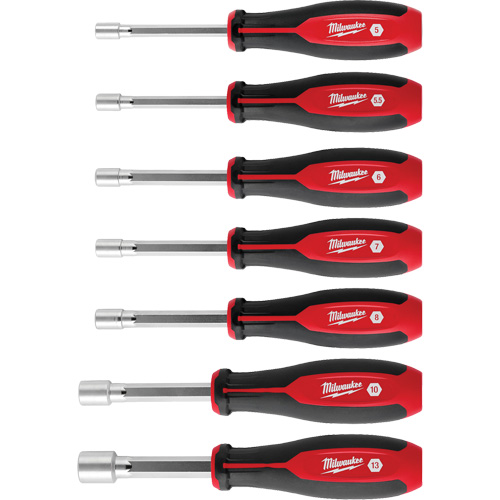 Milwaukee 48-22-2548 HollowCore Nut Driver Set, 7, Magnetic, Metric