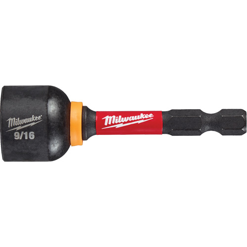 Milwaukee 49-66-4538 Tourne-&eacute;crou magn&eacute;tique Impact Duty SHOCKWAVE, 9/16" prise, 2-9/16" lo, Magn&eacute;tique