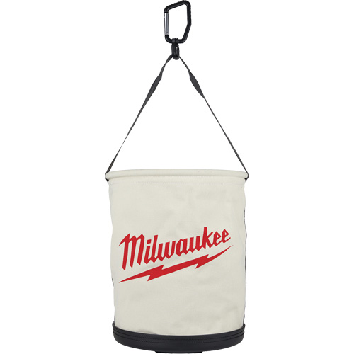 Milwaukee 48-22-8271 Utility Bucket Bag, 11-81/100" L x 11-81/100" W x 14-57/100" H, Polyester, White