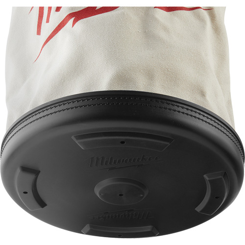 Milwaukee 48-22-8271 Utility Bucket Bag, 11-81/100" L x 11-81/100" W x 14-57/100" H, Polyester, White